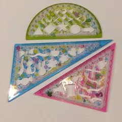 三角定規＆分度器セットのサムネイル