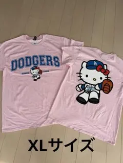 ハローキティ ロサンゼルス・ドジャース Tシャツ Mサイズ - メルカリ