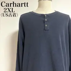 カーハート Carhartt ヘンリーネック サーマル ロンT ビッグサイズのサムネイル