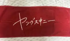 ヤングスキニー タオル 赤