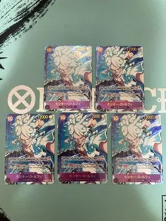 ルフィ　シークレットパラレル　ザベスト2 5枚