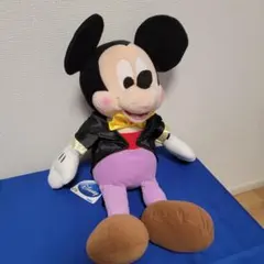 【希少・新品】約35cm　ミッキーマウス　ハイパージャンボ　タキシードぬいぐるみ