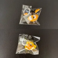 プロ野球マスコット めじるしアクセサリー ジャビット ハリーホーク 2点セット