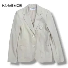 【HANAE MORI】ウール混テーラードジャケット　40のサムネイル