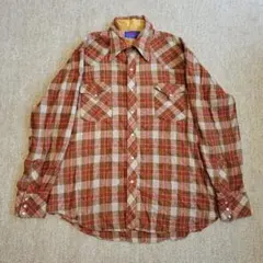 【オンブレ柄】70s Pendleton ペンドルトン ボードシャツ S エンジ オンブレ柄】70s Pendleton ペンドルトン ボードシャツ S エンジ