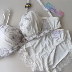 D70 Love Gerie　アンティークフラワーコードブラジャー&ショーツ Mのサムネイル