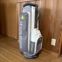 LE COQ SPORTIF キャディバッグ グレー・ホワイト