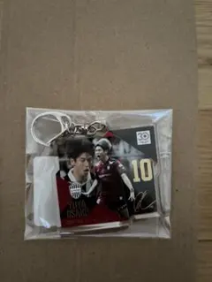 【30周年記念】プレーシーンレイヤー箔押しキーホルダー　大迫選手10