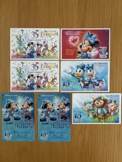 ディズニー 使用済みチケット　7枚セット