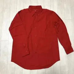 エヴィス evisu 長袖ボタンダウン 赤のサムネイル