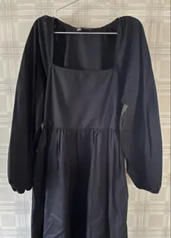 【未使用】ZARA ブラック ロングワンピース