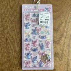 正規品◎ボンボンドロップシール　スティッチ&エンジェル