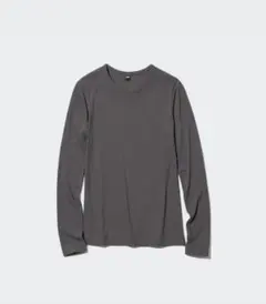 〈試着のみ〉 UNIQLO シアージャージークルーネックT 07 グレー