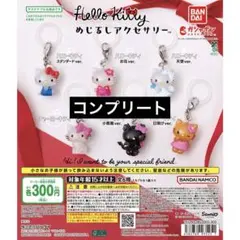 【新品未開封】ハローキティ めじるしアクセサリー ガチャ コンプリート