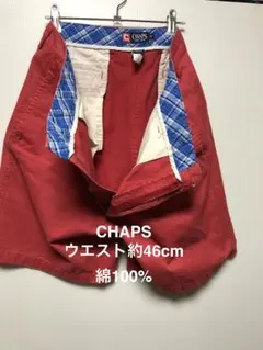 CHAPS チャップス ハーフパンツ チノパン綿100% 赤レッド系色のサムネイル