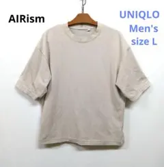 ★ユニクロ　メンズ　エアリズム　半袖Tシャツ　Lサイズ