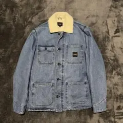 極美品！HUF デニムボアジャケット　カバーオール