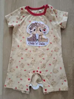チップとデールロンパース 80サイズ