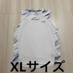 OAKLEY オークリー テニス ノースリーブ シャツ ホワイト XL