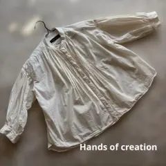 Hands of creation ピンタックブラウス