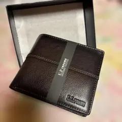 U.P renoma 二つ折り財布 ブラウン