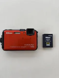 【廃盤希少！美品！動作確認済】Nikon COOLPIX AW100 オレンジ 714pKx3amnL.jpg_BO30,255,255,