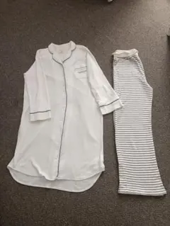 GELATO PIQUE ワッフル素材パジャマセット　マタニティ