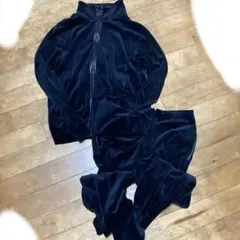 adidas ベルベットジャージセット ブラック　Lサイズ
