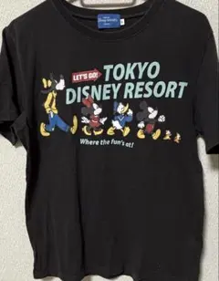 Tokyo Disney Resort Tシャツ ブラック Sサイズ