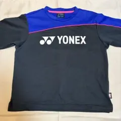 YONEX ウォームアップウェア 長袖 ブラック/ブルー　JP140
