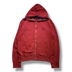 F1656　【即購入OK】POLObyRALPHLAUREN　ジップパーカー　L