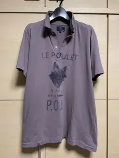R.NEWBOLD アールニューボールド プリント柄 ポロシャツ XL