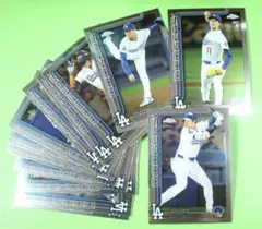 2025 topps Chrome 大谷翔平 などドジャースッカード13枚セット