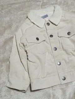 しまむら シーズンリーズン コーデュロイ ジャケット ボア襟