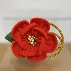 お花の髪飾り