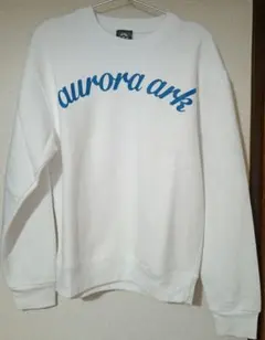 バンプオブチキンaurora ark ロゴ スウェット ホワイトSサイズ