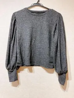 ZARA ボリューム袖　ニット　【S】
