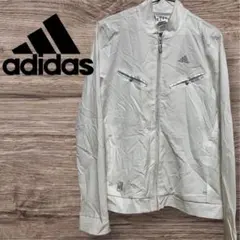adidas アディダス 一点物 古着 ナイロンジャケット 軽量 M