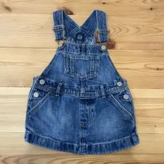 サロペットスカート 90 baby GAP デニムジャンバースカート