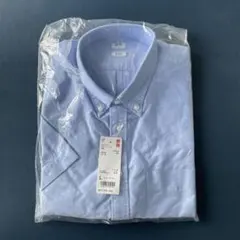 UNIQLO オックスフォード スリムフィットシャツ L 64 Blue