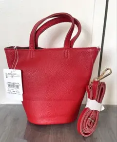 2WAY 本革ミニトートバッグ ショルダー付きクーコ 新品未使用品のサムネイル