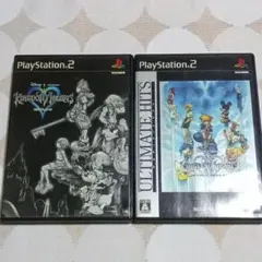 【PS2】キングダムハーツ １＆２ 2枚セット プレイステーション２