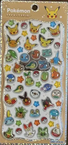 【正規品】ポケモン プチドロップステッカー 新作シール