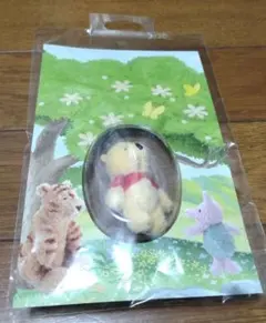 Disney Classic Pooh ぬいぐるみ キーホルダー付きハガキのサムネイル