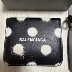 激レア✨️ BALENCIAGA ミニウォレット 財布 バレンシアガ ドット柄のサムネイル