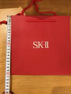 SK-II ショップ袋 レッド 赤 紙袋　2枚
