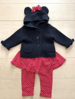 babyGAP ディズニー ミニー　カーディガン　スカートレギンス　6-12M