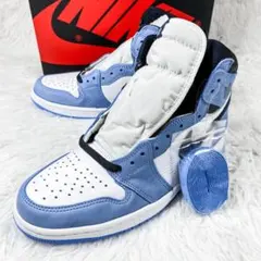 【新品未使用】NIKE ナイキ エア ジョーダン 1 ハイ ユニバーシティブルー