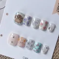 手描きデザイン ネイルチップセット