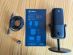Elgato Wave:3 USBコンデンサーマイク + ポップフィルター付き - メルカリ